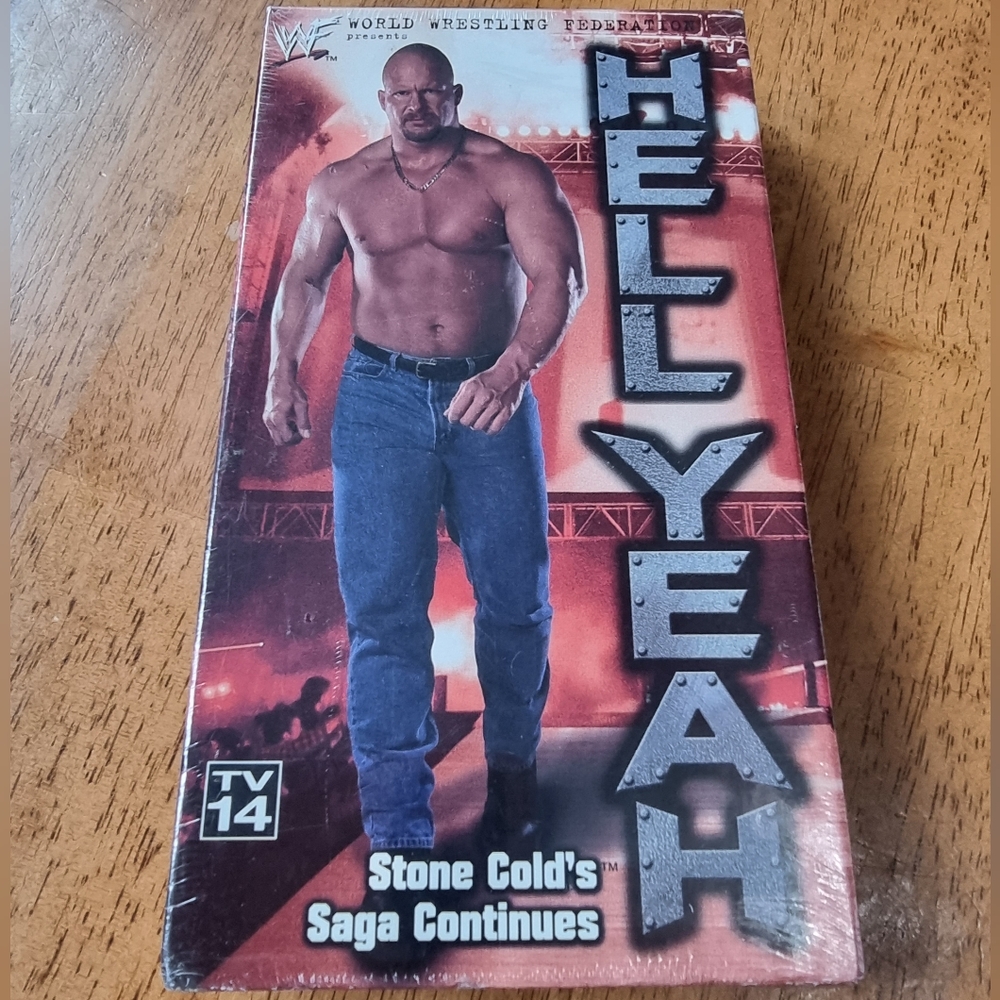 🆕️ WWF Hell Yeah! Stone Cold's Saga Continues Vintage 1999 VHS